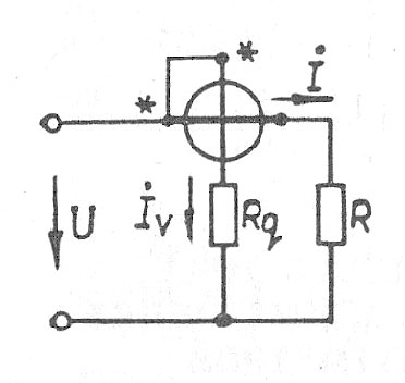 Схема включения ваттметра в однофазную цепь тока